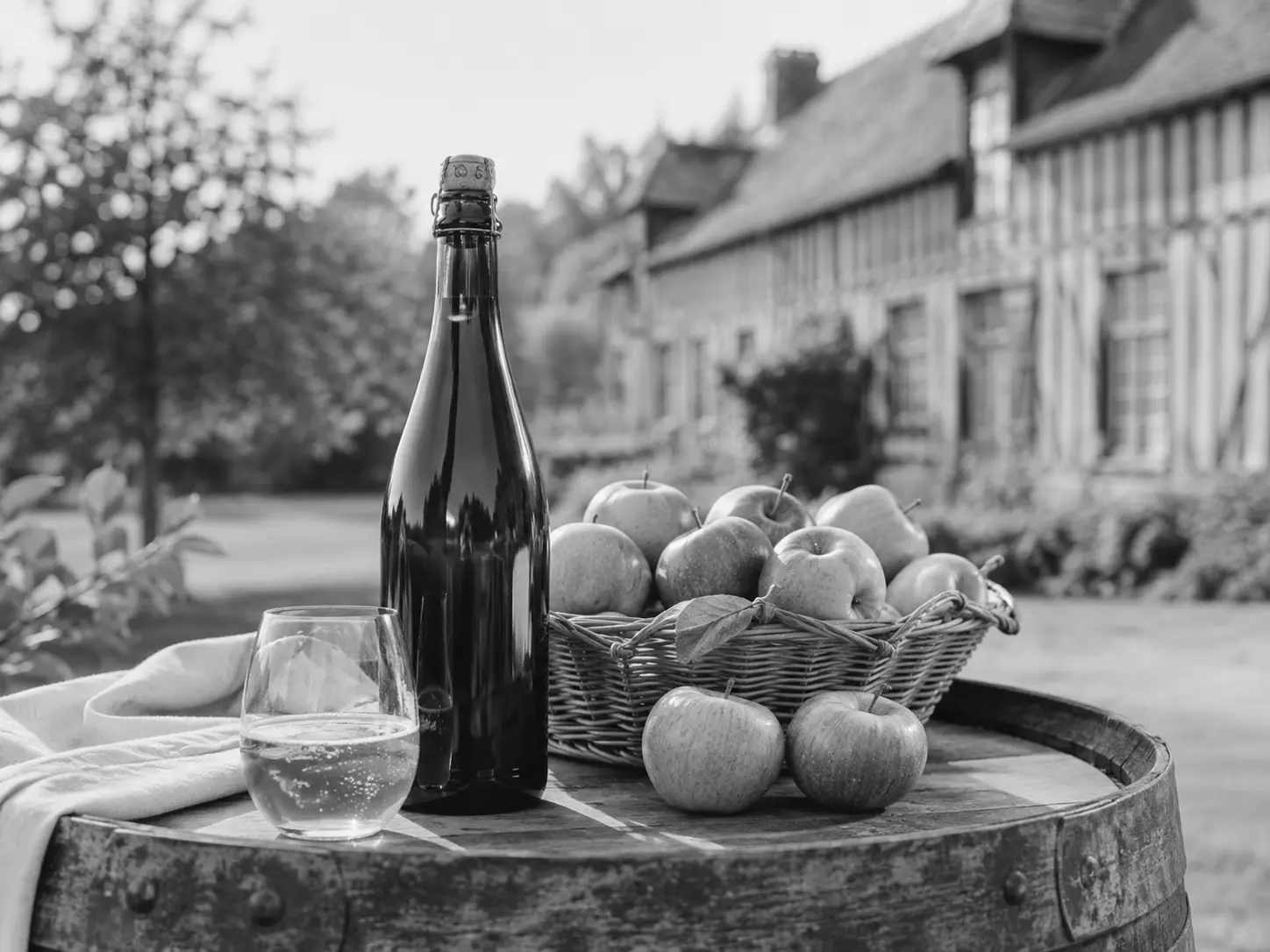 Heritage and gastronomy immersion in Normandy with cider, apples and a traditional half-timbered house